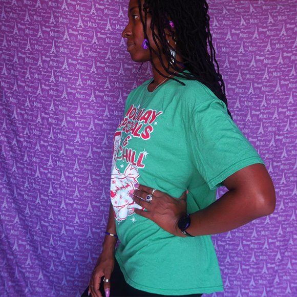 Fifth Sun holiday specials & chill Christmas t-shirt ugly christmas sweater L - Picture 4 of 5